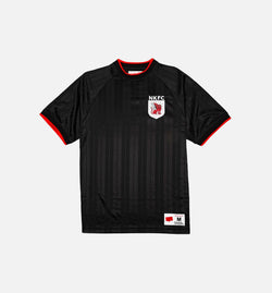 MITCHELL & NESS (SLD) 798T 005 AMNEQZ
 Mitchell & Ness X Nice Kicks Soccer Shirt - Black/Red/White Image 0