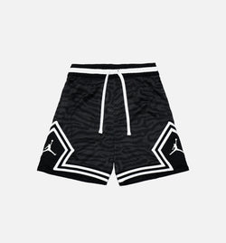 JORDAN DM2818-010
 DriFIT Sport Printed Diamond Shorts Mens Shorts - Black/White Image 0