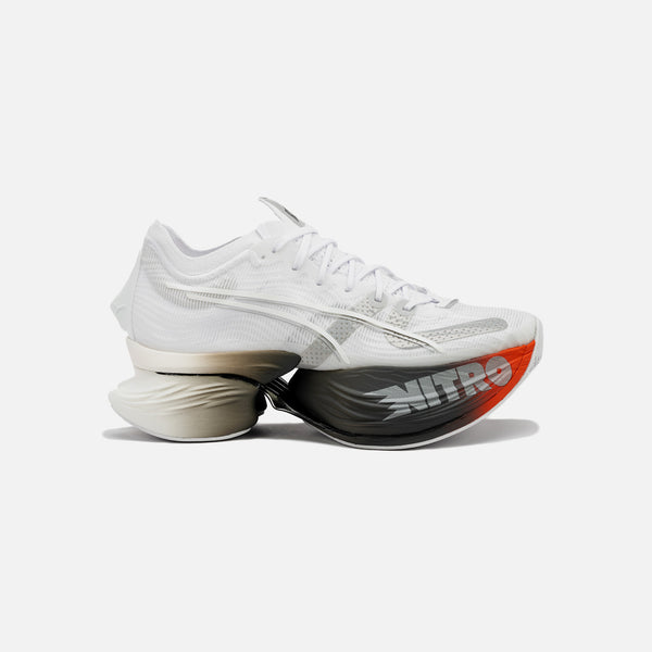 $350 Puma Fastroid White Silver Sneakers Running Shoes 379068-04 Mens $350 Puma Fastroid White Silver Sneakers Running Shoes  main image 3