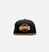 San Francisco Giants 59Fifty Mens Fitted Hat - Black/Brown