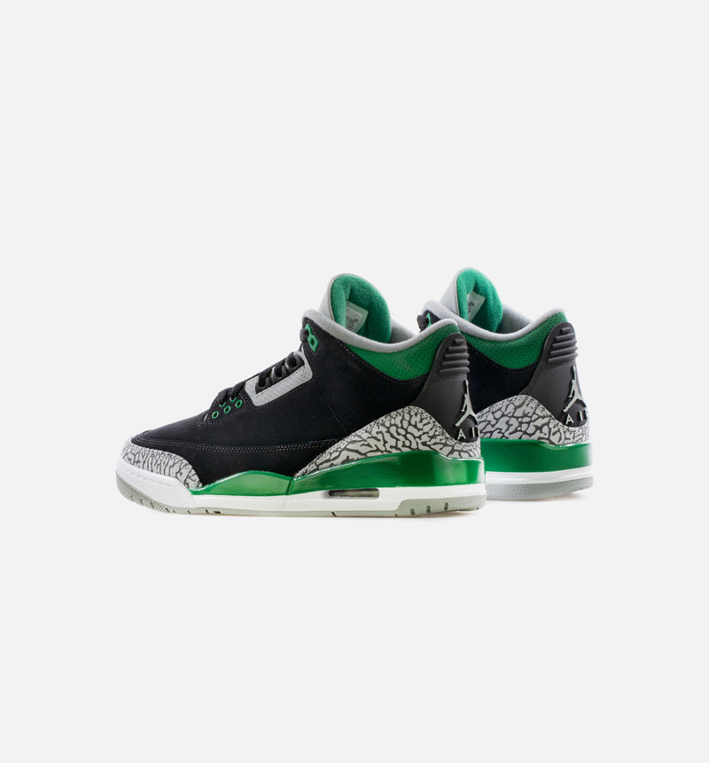 Air Jordan 3 Pine Green Mens Lifestyle Shoe - Black/Pine Green/Cement Grey/White