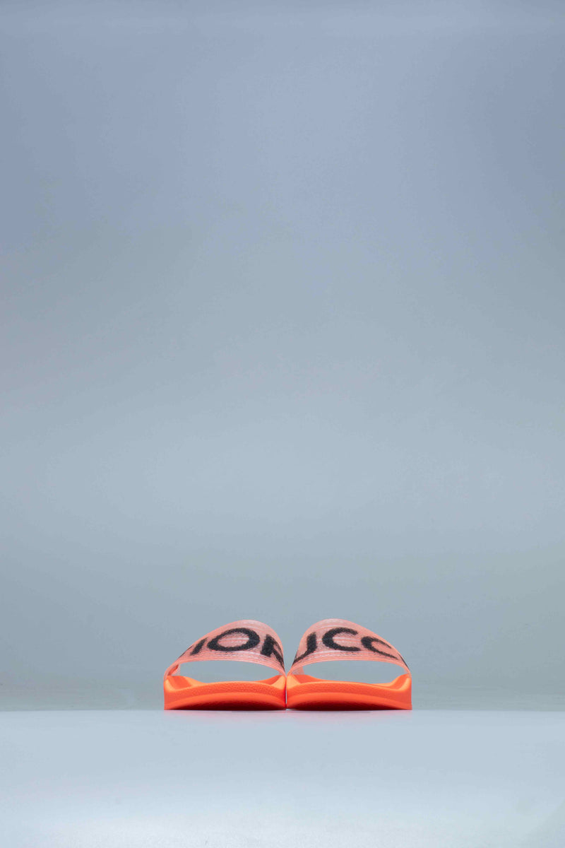 adidas X Fiorucci Adilette Womens Slides - Solar Orange/Solar Gold/Black/Red