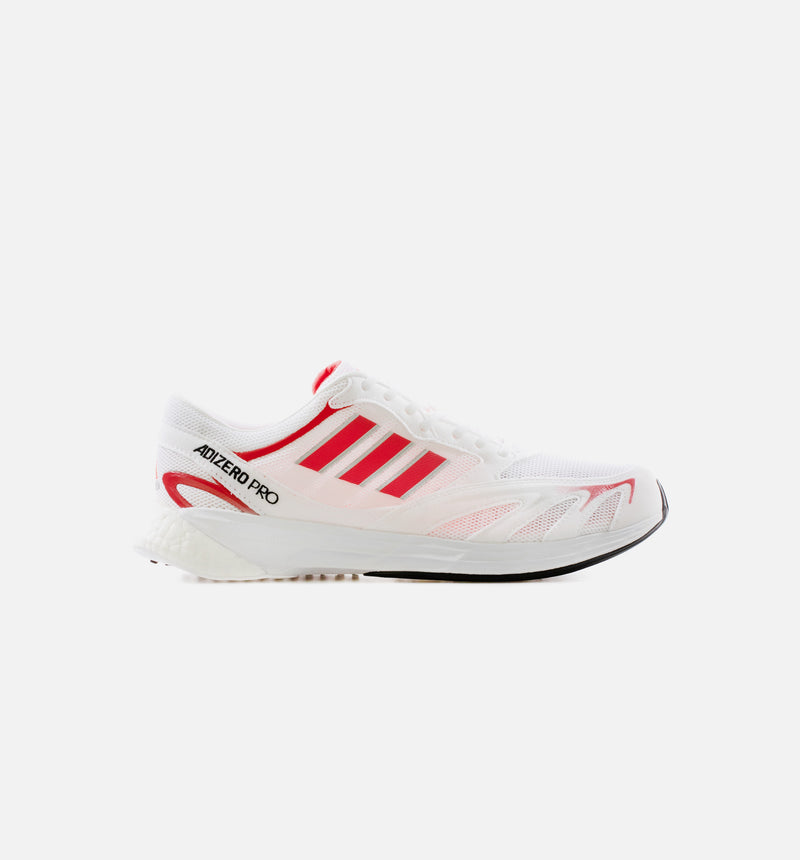 Adizero Pro DNA Mens Running Shoe - White/Red