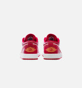 Air Jordan 1 Low Cardinal Mens Lifestyle Shoe - Red/White