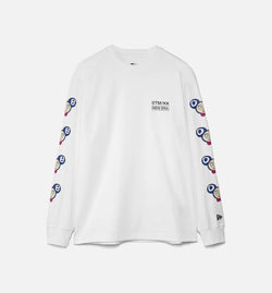 NEW ERA 13083534
 Takashi Murakami Dob Mens Long Sleeve Shirt - White Image 0