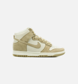 NIKE DQ7679-001
 Dunk High Tan Suede Mens Lifestyle Shoe - Beige/White Image 0