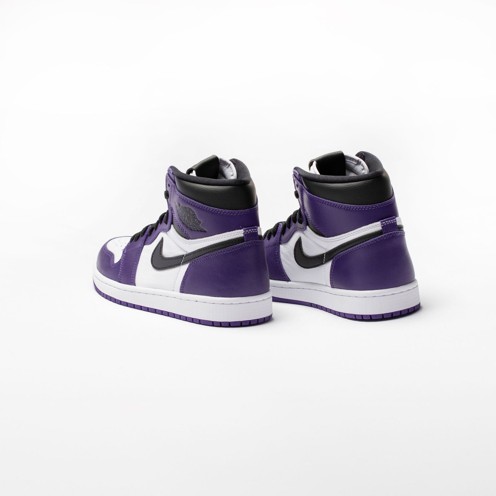 Size 9.5 Men Jordan 1 Retro High OG Court Purple 2.0 2020 With Box 555088-500 Jordan 1 Retro High Court Purple White size | Mercari main image 3