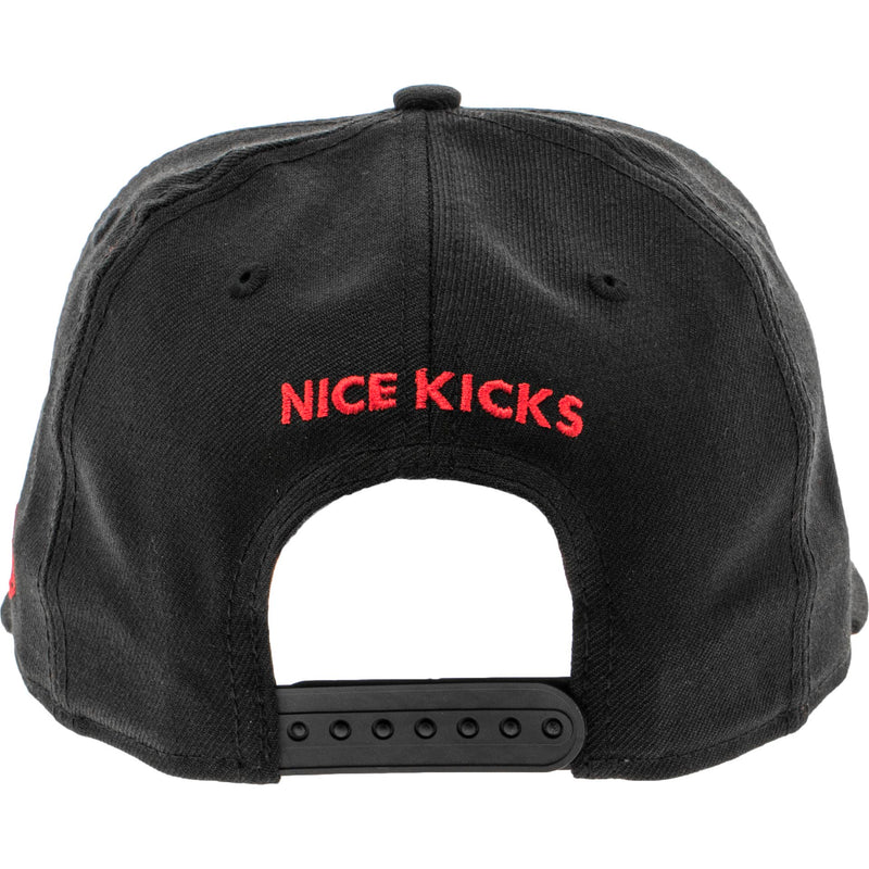 New Era X Nice Kicks 9Fifty Snapback Mens Hat - Black/Scarlett