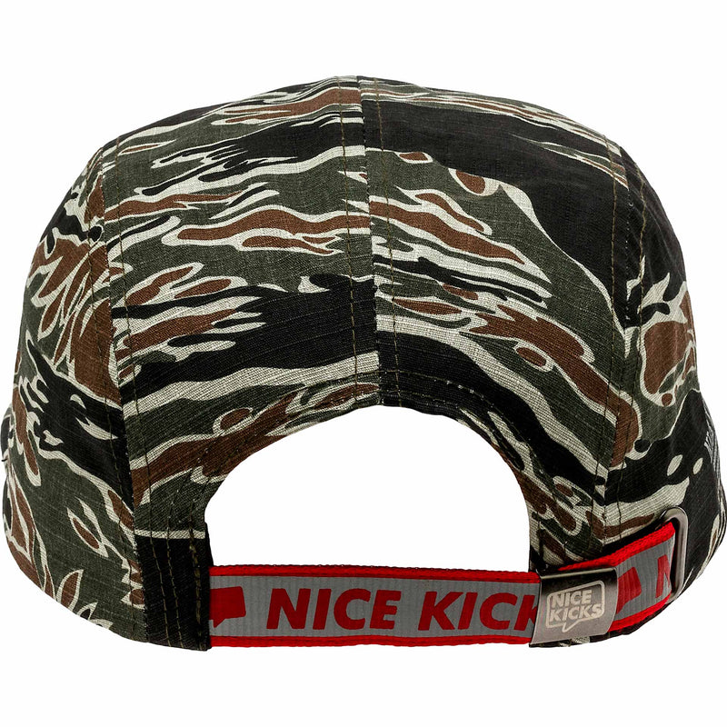 Nice Kicks Premium Men's Adjustable Hat - Camo/Black/Red